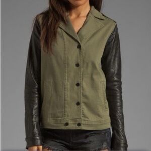 Joe's Jeans Easy Rider Leather Moto Jacket